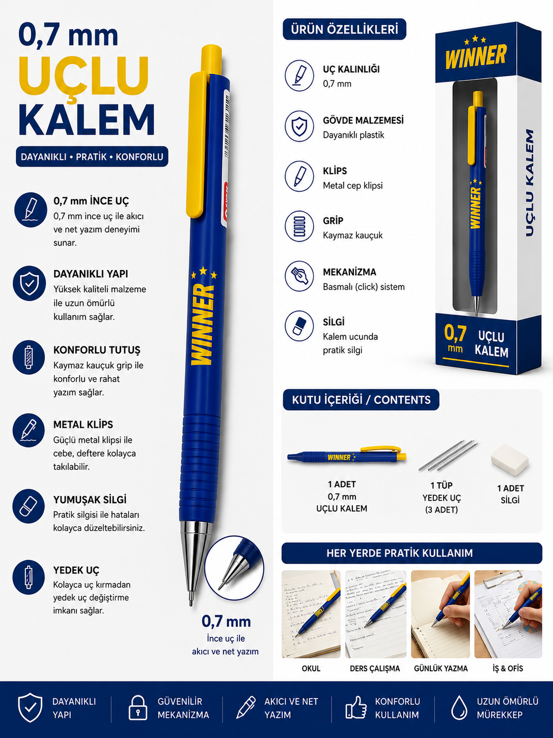 UFEN Versatil Uçlu Kalem görsel 1