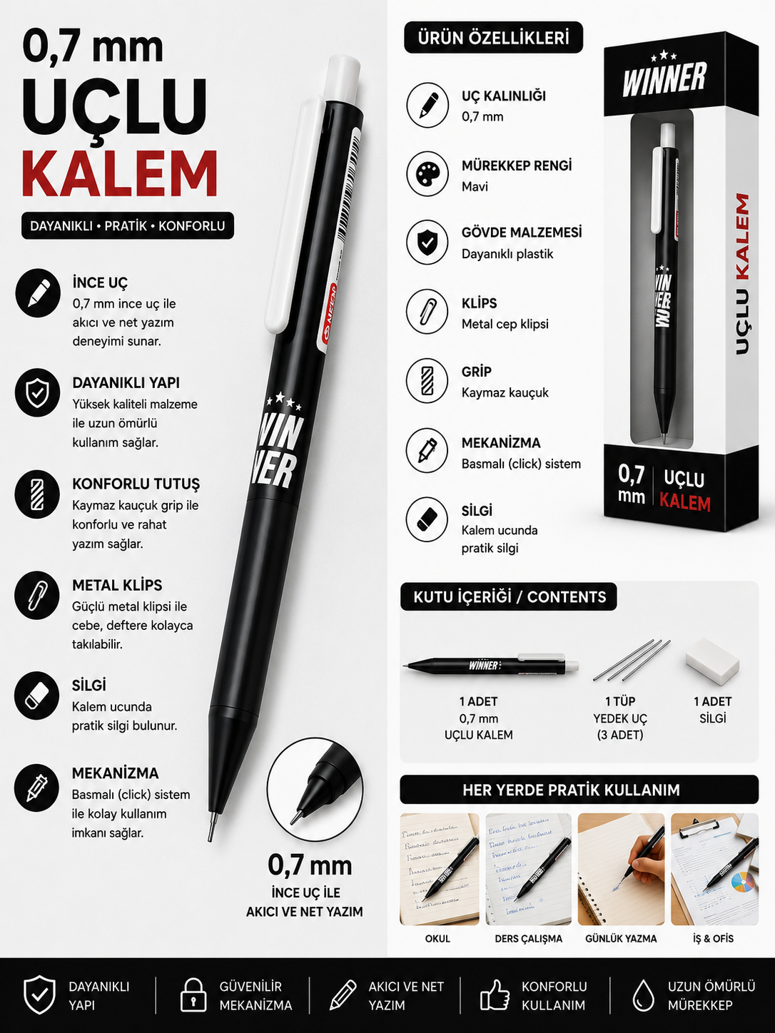 UFEN Versatil Uçlu Kalem görsel 2