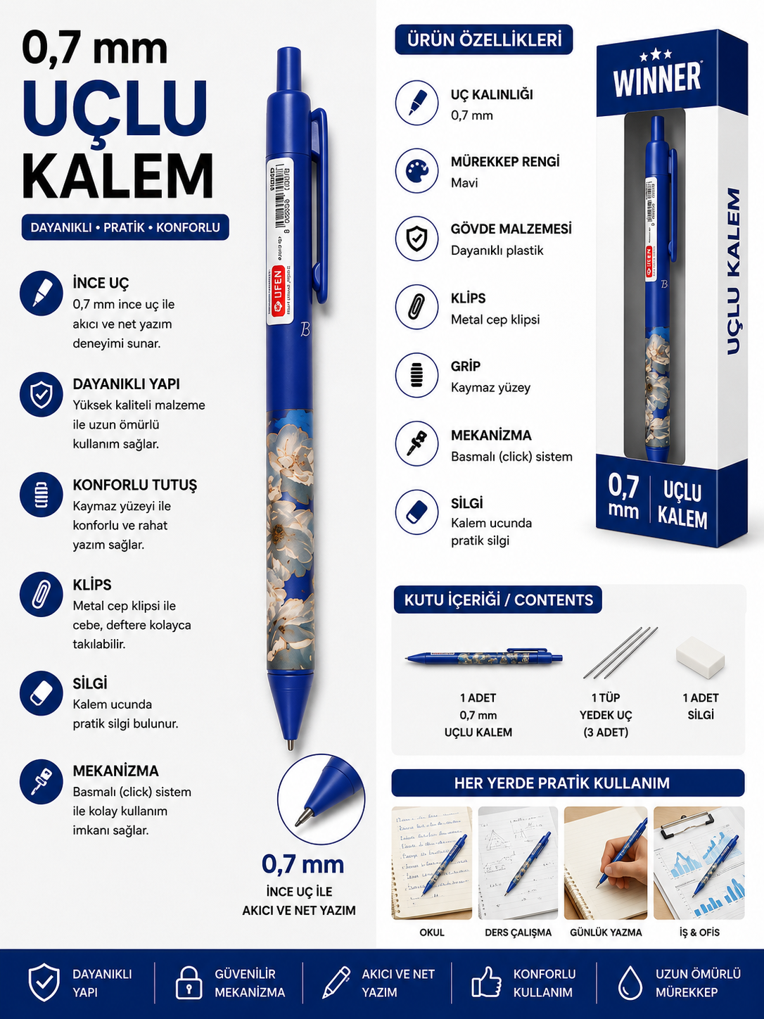 UFEN Versatil Uçlu Kalem görsel 1